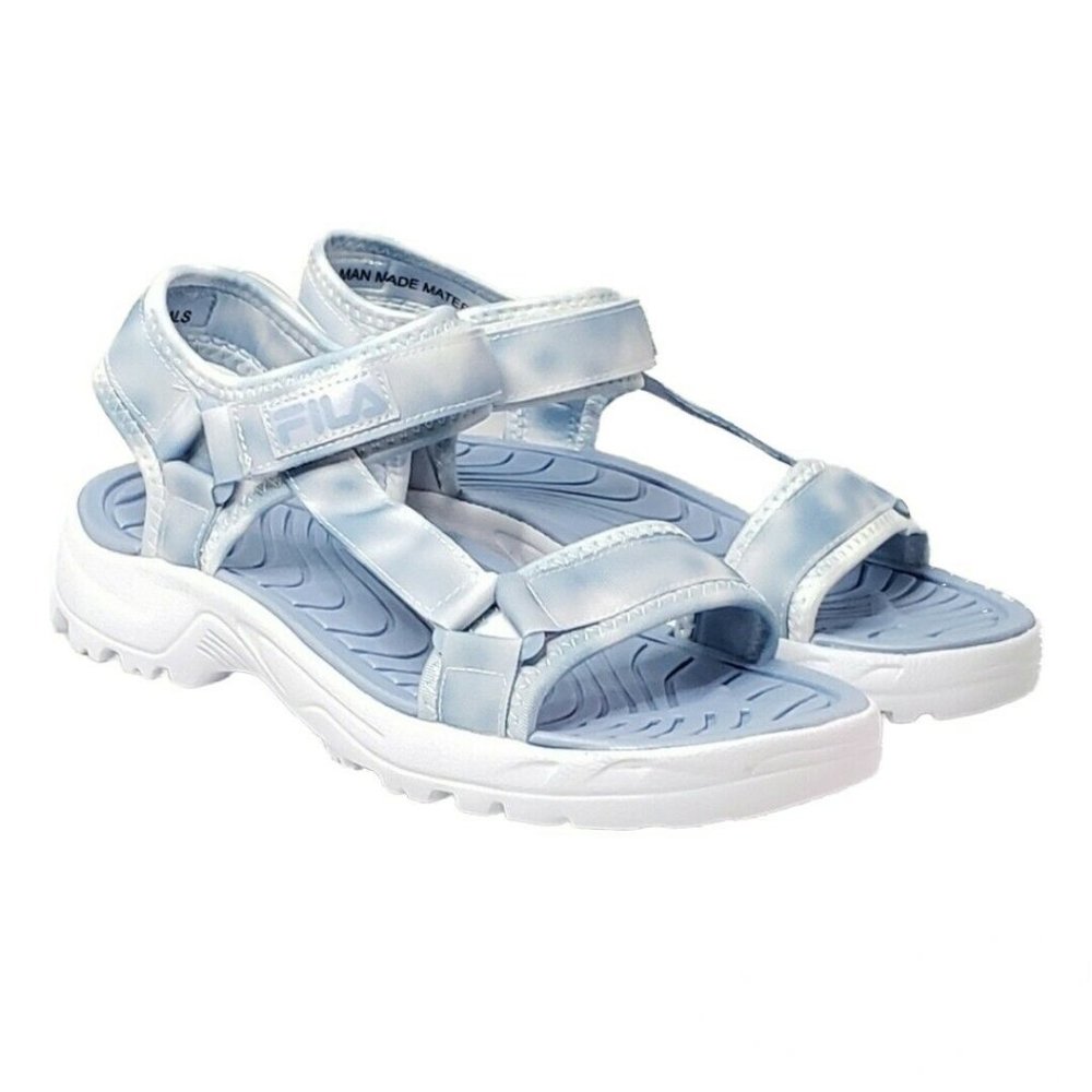 Fila Women's Andros Tie Dye Adjustable Strap Sandal Slipper Shoes